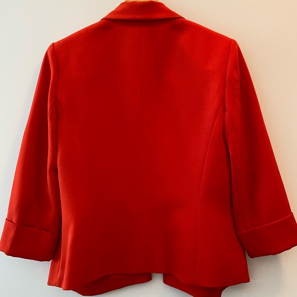 Relaxed fit red blazer - Picture 2 of 2